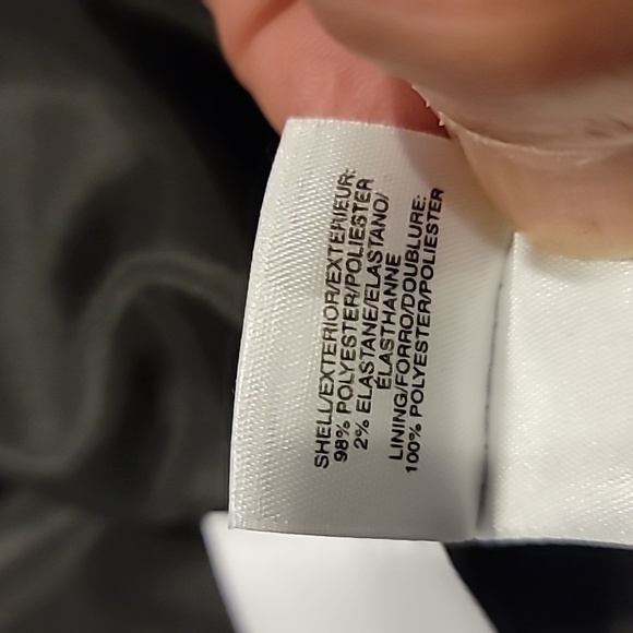 Nipon Boutique Tweed Open Front Modern Jacket Black Cream 18W - Picture 12 of 15